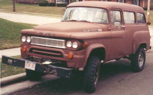 Brown 1966 W100 Town Wagon, with Winch